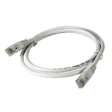 Cavo di rete U/UTP Cat 6 PVC, con connettori RJ45 - 1 m (Scatola da 10 pz.) - TELEVES 209012 product photo Photo 01 3XL