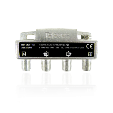 DERIVATORE F 2D 5...2400MHZ 12DB - TELEVES 5130 product photo Photo 01 3XL
