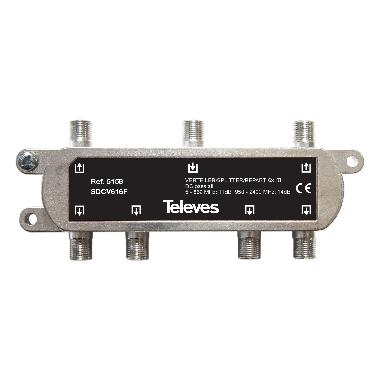 PARTIT.5-2400MHZ ''F'' 6VIE 10/12DB+DC - TELEVES 5158 - TELEVES 5158 - TELEVES 5158 product photo Photo 01 3XL