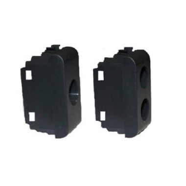 PLASTICHE PER PRESE COASSIALI 1 CONNETTORE TIPO GW CHORUS NERO - TELEVES 529115 product photo Photo 01 3XL