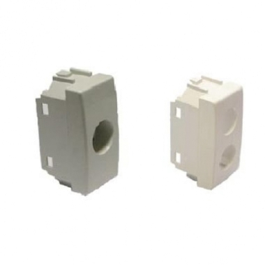 PLASTICHE PER PRESE COASSIALI 1 CONNETTORE  TIPO LIGHT 1 MODULO GRIGIO - TELEVES 529135 product photo Photo 01 3XL