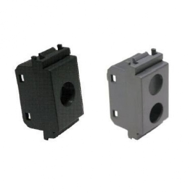 PLASTICA 2 FORI TIPO VIMAR IDEA NERA - TELEVES 529157 product photo Photo 01 3XL