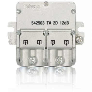 MINI DERIVATORE EASYF 2D 2400MHZ 12DB - TELEVES 542503 product photo Photo 01 3XL