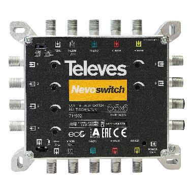 NEVOSWITCH 5X5X6 ''F'' TERMINAL/CASCATA - TELEVES 714502 - TELEVES 714502 - TELEVES 714502 product photo Photo 01 3XL