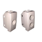 PLASTICHE PER PRESE COASSIALI 1 CONNETTORE TIPO VIMAR EIKON BIANCO - TELEVES 529123 product photo