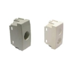 PLASTICHE PER PRESE COASSIALI 1 CONNETTORE  TIPO LIGHT 1 MODULO GRIGIO - TELEVES 529135 product photo