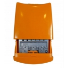 Amplificatore da palo di basso guadagno (banda divisa) 4 ingressi: BIII/DAB-UHF-21...40-41...48/60 - TELEVES 53551040 product photo