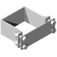 COLLARE PER ANCORAGGIO A COLONNA 100X100MM - UNIERRE - UNISTAB KB1000Z product photo