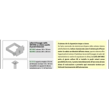 COLLARE PER ANCORAGGIO A COLONNA150X150MM - UNIERRE - UNISTAB KB1500Z product photo