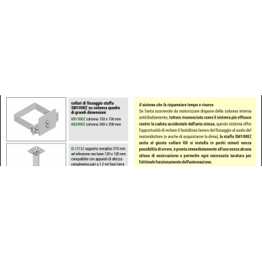 COLLARE PER ANCORAGGIO A COLONNA150X150MM - UNIERRE - UNISTAB KB1500Z product photo Photo 01 3XL