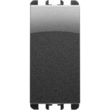 INTERRUTTORE 1P 10A 1M TST AC NEA ACCIAIO SCURO - URMET DOMUS 10101AC product photo