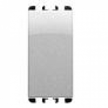 PULSANTE MORSETTI A VITE 1 MODULO 1P 10A NEA ALLUMINIO - URMET DOMUS 10108AL product photo