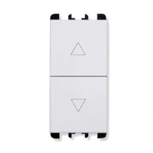 PULSANTE INTERNO 1PNO+1PNO 10A 1M TSTB BIANCO - URMET DOMUS 10139.B product photo