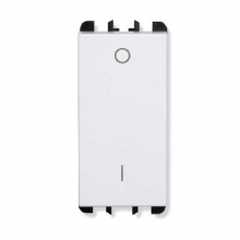 INTERRUTTORE 2 POSTI 16A 1M V TST BIANCO - URMET DOMUS 10162/B product photo