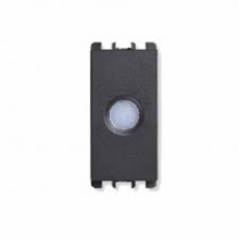 DIFFUSORE TRASPARENTE + LED BICOL 230V ACCIAIO - URMET DOMUS 10284AC product photo