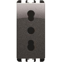 PRESA BIP 2P+T 16A 250V 1M AC - URMET DOMUS 10303AC - URMET DOMUS 10303AC - URMET DOMUS 10303AC product photo