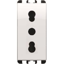 PRESA BIP 2P+T 16A 250V 1M BG - URMET DOMUS 10303BG - URMET DOMUS 10303BG - URMET DOMUS 10303BG product photo