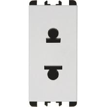 PRESA EURO-AM 2P 16A 230V BIAN - URMET DOMUS 10306.B - URMET DOMUS 10306.B - URMET DOMUS 10306.B product photo