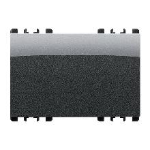 COPRITASTO 3M ACCIAIO SCURO - URMET DOMUS 10360/3AC - URMET DOMUS 10360/3AC - URMET DOMUS 10360/3AC product photo