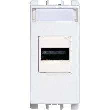 PRESA USB BIANCA 1 MODULO - URMET DOMUS 10451.B - URMET DOMUS 10451.B - URMET DOMUS 10451.B product photo