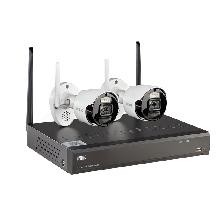 KIT IP WiFi, NVR 8CH, Telecamere WiFi, 2M con effetto deterrenza - URMET DOMUS 1098/820 product photo