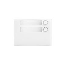 Frontale 2 pulsanti, Alpha, bianco - URMET DOMUS 1168/12W product photo