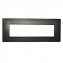 PLACCA FLEXA TECNOPOLIMERO 7 MODULI ANTRACITE NEA - URMET DOMUS 11807.AN product photo