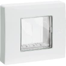 Coperchio protetto, 2 moduli, Bianco Nea, IP55, Nea - URMET DOMUS 12512.BN product photo