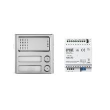 KIT COL SEC AUDIO 2V S-STEEL - URMET DOMUS 1783/729 - URMET DOMUS 1783/729 product photo