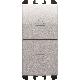 PULSANTI INTERBLOCCATI MORSETTI VITE 1 MODULO, 1P NO + 1O NO 10A NEA ALLUMINIO - URMET DOMUS 10139AL product photo Photo 02 2XS