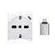 PRESA P40 250V+USB 5V 3A BG - URMET DOMUS 10312/2BG - URMET DOMUS 10312/2BG product photo Photo 01 2XS