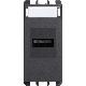 PRESA USB ANTRACITE 1 MODULO - URMET DOMUS 10451 - URMET DOMUS 10451 product photo Photo 02 2XS