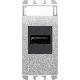 PRESA USB ALLUMINIO 1 MODULO - URMET DOMUS 10451AL - URMET DOMUS 10451AL - URMET DOMUS 10451AL product photo Photo 01 2XS