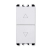 PULSANTE INTERNO 1PNO+1PNO 10A 1M TSTB BIANCO - URMET DOMUS 10139.B product photo Photo 01 2XS