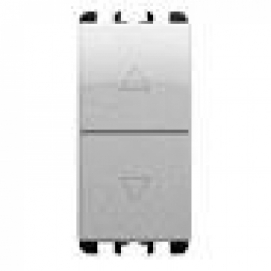 PULSANTI INTERBLOCCATI MORSETTI VITE 1 MODULO, 1P NO + 1O NO 10A NEA ALLUMINIO - URMET DOMUS 10139AL product photo Photo 01 3XL