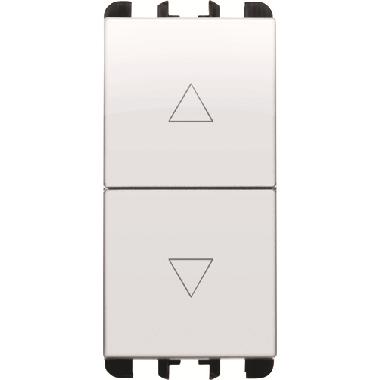 PULSANTE INTERBLOCCATA 1PNO+1PNO 10A 1M BIANCO GHIACCIO - URMET DOMUS 10139BG product photo Photo 02 3XL