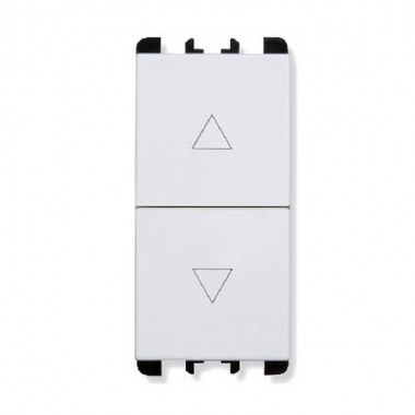 PULSANTE INTERNO 1PNO+1PNO 10A 1M TSTB BIANCO - URMET DOMUS 10139.B product photo Photo 01 3XL