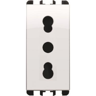 PRESA BIP 2P+T 16A 250V 1M BG - URMET DOMUS 10303BG - URMET DOMUS 10303BG - URMET DOMUS 10303BG product photo Photo 02 3XL