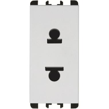PRESA EURO-AM 2P 16A 230V BIAN - URMET DOMUS 10306.B - URMET DOMUS 10306.B - URMET DOMUS 10306.B product photo Photo 01 3XL