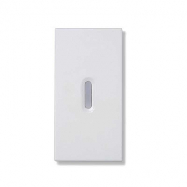 COPRITASTO DIFFUSORE TRASPARENTE 1 MODULO BIANCO - URMET DOMUS 10362.B product photo Photo 01 3XL