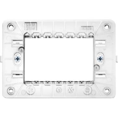 SUPPORTO RIBASSATO 3 MODULI CON VITI SERIE NEA - URMET DOMUS 10703N product photo Photo 02 3XL