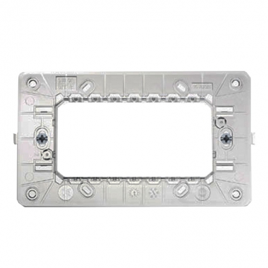 SUPPORTO RIBASSATO  4 MODULI CON VITI - URMET DOMUS 10704N product photo Photo 01 3XL