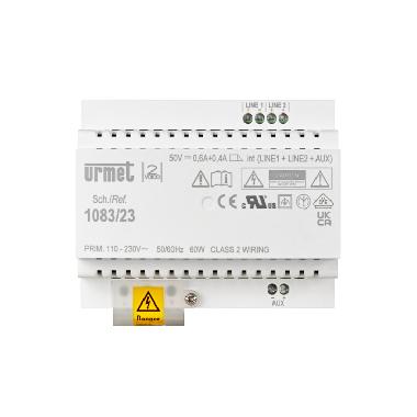 Alimentatore colonna 2Voice 6 moduli DIN - URMET DOMUS 1083/23 - URMET DOMUS 1083/23 product photo Photo 01 3XL