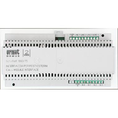 URM.INTERFACCIA P/POSTAZ. CHIAMATA - URMET DOMUS 1083/75 - URMET DOMUS 1083/75 product photo Photo 01 3XL