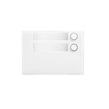 Frontale 2 pulsanti, Alpha, bianco - URMET DOMUS 1168/12W product photo Photo 01 3XL