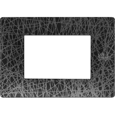 Placca 3 moduli, Flexa, tecnopolimero, net - URMET DOMUS 11803.NT product photo Photo 01 3XL