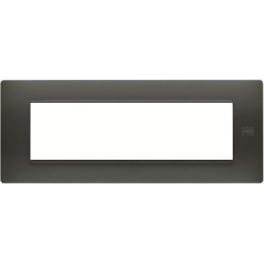 PLACCA FLEXA TECNOPOLIMERO 7 MODULI ANTRACITE NEA - URMET DOMUS 11807.AN product photo Photo 02 3XL