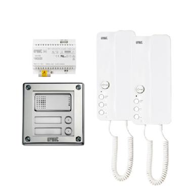 KIT BASE IMPIANTO AUDIO STEEL - URMET DOMUS 1183/603 - URMET DOMUS 1183/603 - URMET DOMUS 1183/603 product photo Photo 01 3XL