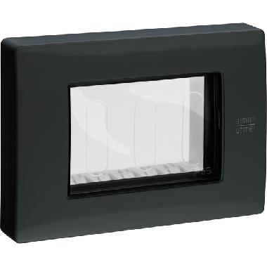 CALOTTA IP55 3MOD ANTRACITE - URMET DOMUS 12513.AN - URMET DOMUS 12513.AN - URMET DOMUS 12513.AN product photo Photo 01 3XL
