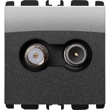 PRESA TV-SAT DIR DEMIX 2DB AC - URMET DOMUS 13400/2AC product photo Photo 02 3XL